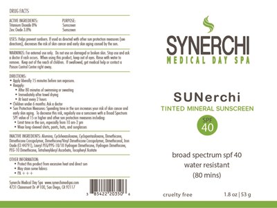 Package Label - synerchi 203